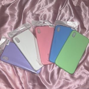 iPHONE XS MAX case set of five
